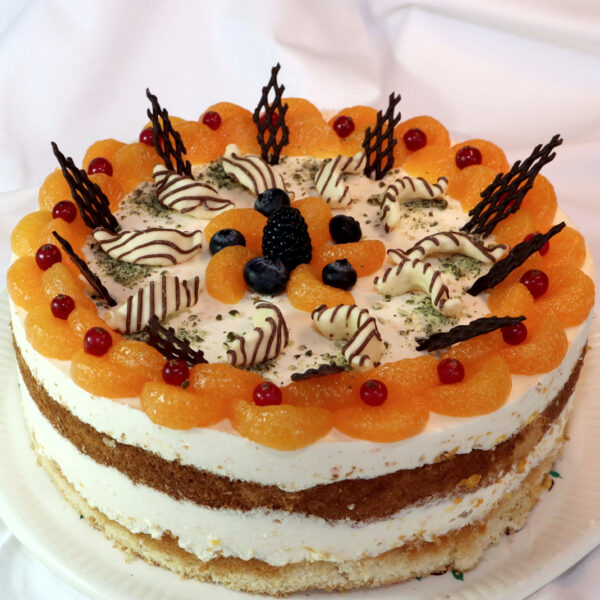 Mandarinen Quark Torte